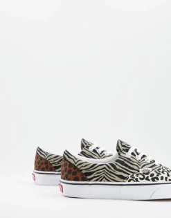Vans Era Safari Multi Animal Print Trainers In Black For Unisex Brown -Kidivita Store 200713840 4