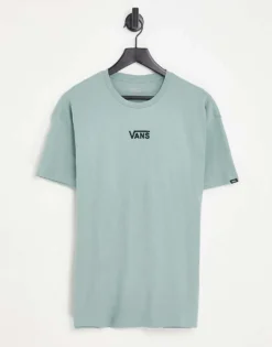Vans Center Drop T-shirt In Green For Men