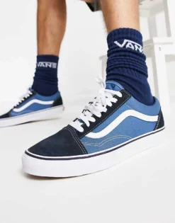 Vans Old Skool Trainers In Blue For Men