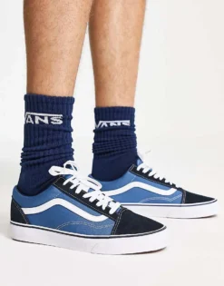 Vans Old Skool Trainers In Blue For Men -Kidivita Store 202621691 3