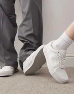 Vans Old Skool Trainers In White For Men -Kidivita Store 202633903 3