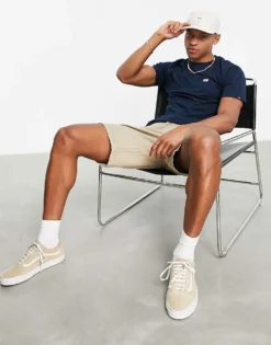 Vans Left Chest Logo T-shirt In Navy For Men -Kidivita Store 202645637 4