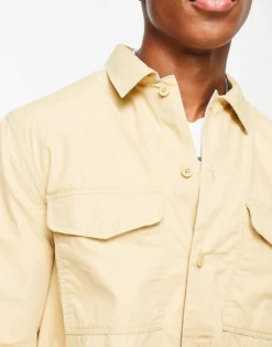 Vans Williams Utility Shirt In Taupe For Men White -Kidivita Store 203225971 3