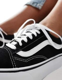 Vans Old Skool Platform Trainers In Black For Men -Kidivita Store 204294118 3