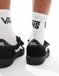 Vans Cruze Trainers In Black With White Side Stripe For Unisex (staple) Black/black -Kidivita Store 204427090 4