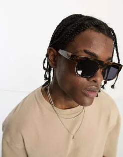 Vans Squared Off Sunglasses In Tortoiseshell For Unisex Brown