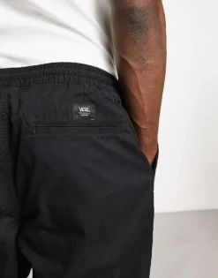 Vans Baggy Chinos In Black With Elasticated Waist For Men -Kidivita Store 204452515 3