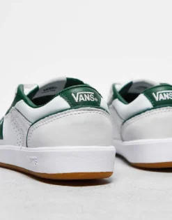 Vans Lowland Trainers In White And Green With Gum Sole For Unisex -Kidivita Store 204456815 4