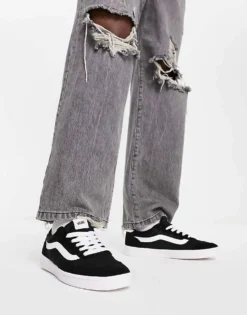 Vans Cruze Trainers In Black And White For Unisex (staple) Black/true White