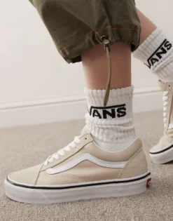 Vans Old Skool Trainers In Beige For Unisex -Kidivita Store 204458065 4