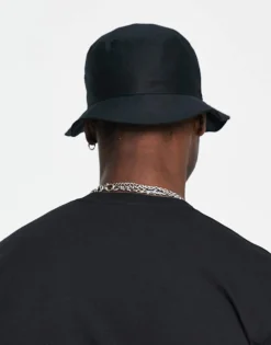 Vans Patch Logo Bucket Hat In Black For Men -Kidivita Store 204487608 4