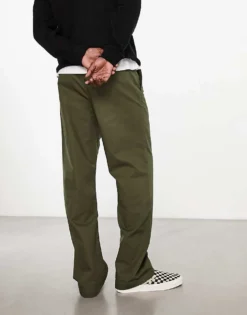 Vans Authentic Loose Fit Chinos In Green For Men -Kidivita Store 204487632 2