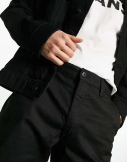 Vans Authentic Relaxed Fit Chinos In Black For Men -Kidivita Store 204487660 3