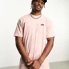 Vans Left Chest Logo T-shirt In Pink For Men Light Pink