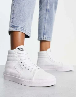 Kidivita Store 8 Vans SK8-Hi Trainers In White For Unisex