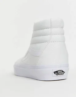 Vans SK8-Hi Trainers In White For Unisex -Kidivita Store 204513292 4