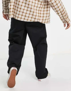 Vans Authentic Baggy Chino Trousers In Black For Men -Kidivita Store 204716426 2