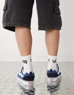 Vans Knu Skool Chunky Sneakers In Navy And White - NAVY For Men Navy/true White -Kidivita Store 205047897 3