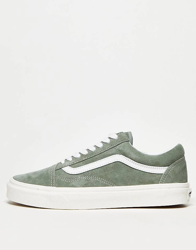 Vans Old Skool Trainers In Grey Suede For Unisex 1 Vans Old Skool Trainers In Grey Suede For Unisex