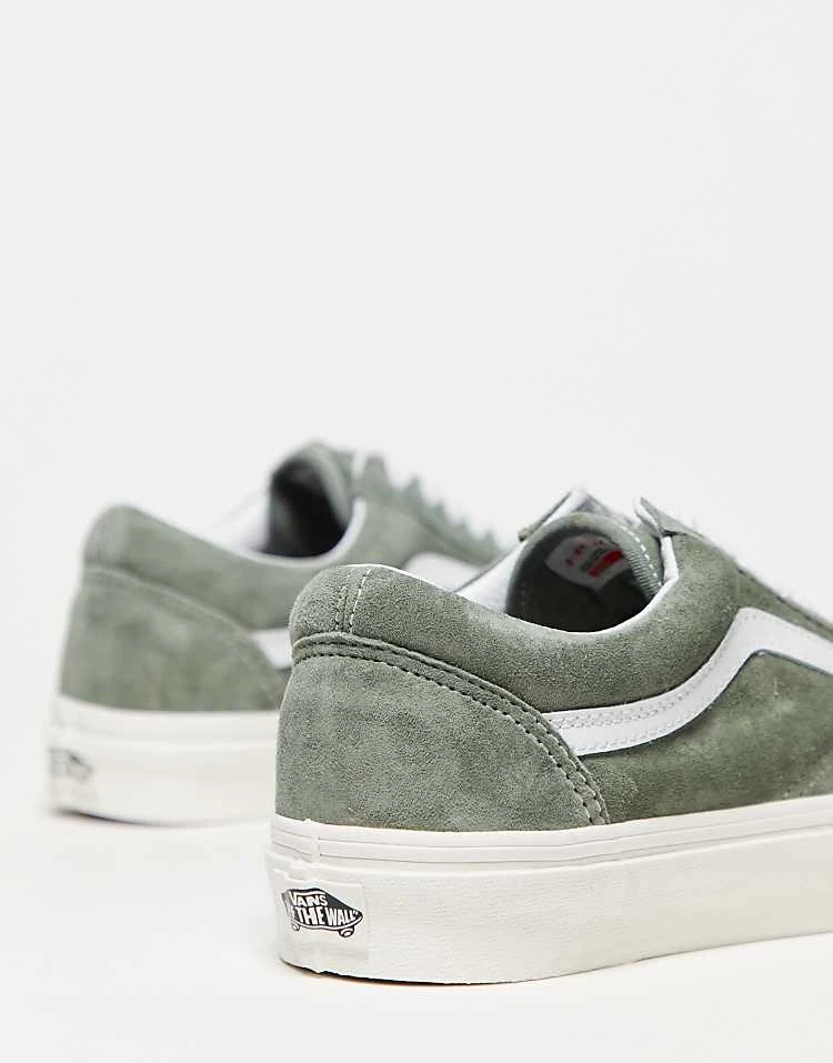 Vans Old Skool Trainers In Grey Suede For Unisex 3 Vans Old Skool Trainers In Grey Suede For Unisex - Image 3