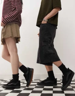 Vans Knu Skool Chunky Trainers In Triple Black For Unisex Black/black -Kidivita Store 205049347 1 blackblack 1