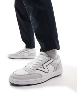Vans Lowland Sneakers In White And Grey For Men -Kidivita Store 205116937 5