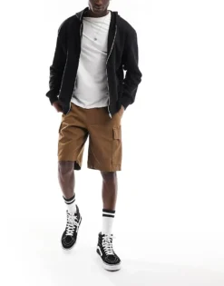 Vans Loose Cargo Shorts In Brown For Men -Kidivita Store 205214647 4