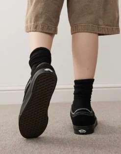 Vans Rowley Classic Trainers In Black For Men Black Black -Kidivita Store 205543590 4