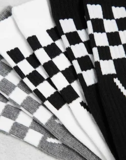 Vans Classic Crew Socks For Unisex Black-white -Kidivita Store 205835492 3