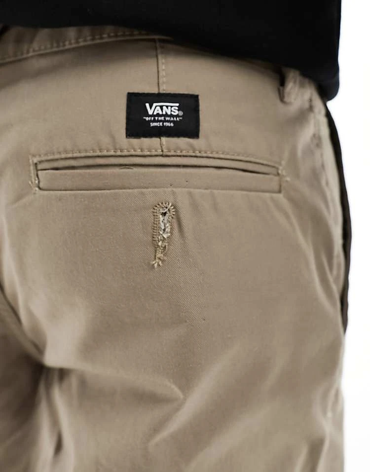 Vans Authentic Relaxed Loose Fit Chino Trousers In Taupe For Men Desert Taupe 3 Vans Authentic Relaxed Loose Fit Chino Trousers In Taupe For Men Desert Taupe - Image 3