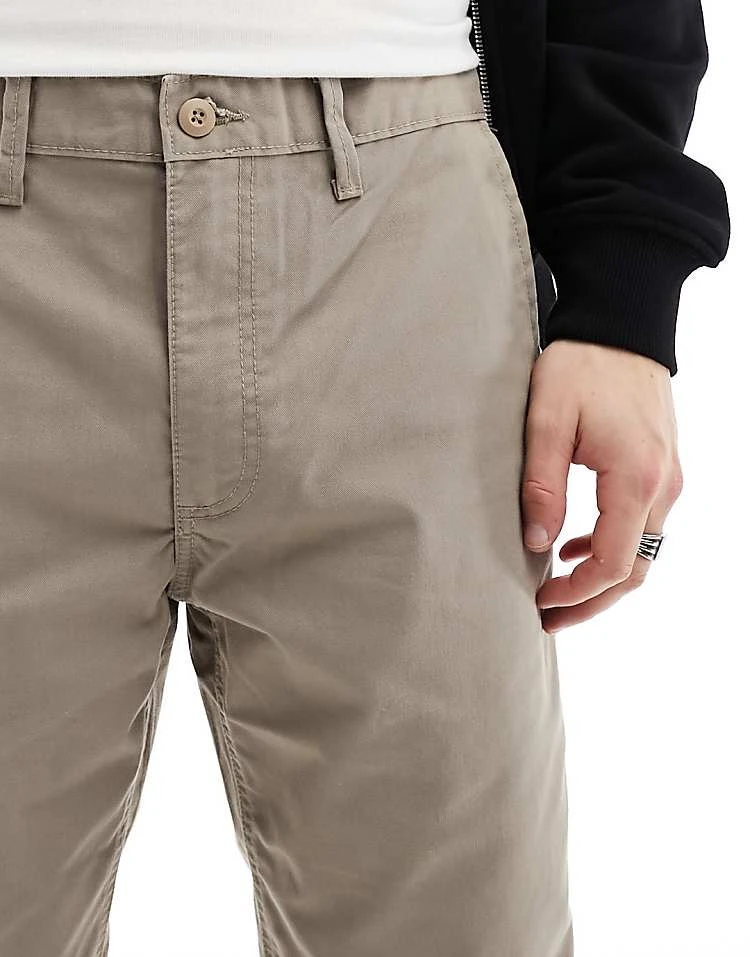 Vans Authentic Relaxed Loose Fit Chino Trousers In Taupe For Men Desert Taupe 5 Vans Authentic Relaxed Loose Fit Chino Trousers In Taupe For Men Desert Taupe - Image 5