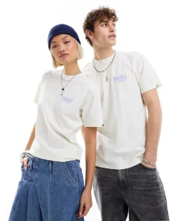 Vans Beer Float Back Print T-shirt In Off White For Unisex Marshmallow -Kidivita Store 206076705 3