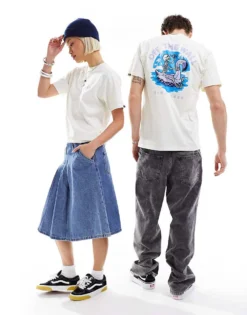 Vans Beer Float Back Print T-shirt In Off White For Unisex Marshmallow -Kidivita Store 206076705 4