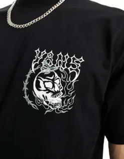 Vans Lucky Streak Back Print T-shirt In Black For Men -Kidivita Store 206077019 3