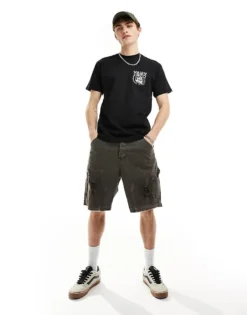 Vans Lucky Streak Back Print T-shirt In Black For Men -Kidivita Store 206077019 4