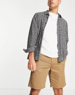 Vans Authentic Relaxed Chino Shorts In Tan For Men Dirt -Kidivita Store 206077107 1 dirt 1