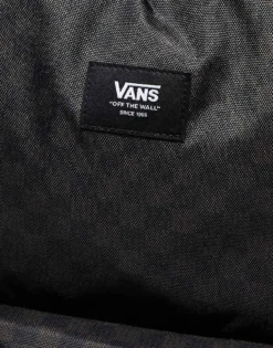 Vans Old Skool Check Backpack In Black And Dark Grey For Unisex Black-charcoal -Kidivita Store 206077196 3