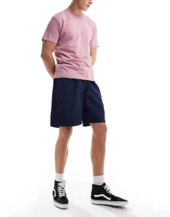 Vans Range Nylon Loose Shorts In Dark Blue For Men Dress Blues -Kidivita Store 206077294 5