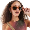 Vans 66 Sunglasses In Brown Tan For Unisex Autumn Leaf