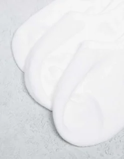 Vans 3 Pack Classic No Show Socks In White For Unisex -Kidivita Store 206077359 3