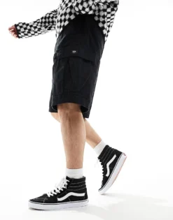 Vans Range Cargo Loose Shorts In Black For Men -Kidivita Store 206077409 5