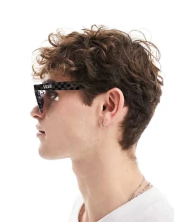 Vans Spicoli Checkerboard Shades In Black And Dark Grey For Unisex Black And Grey -Kidivita Store 206077654 3