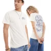 Vans Prowler Back Print T-shirt In Off White For Unisex Marshmallow