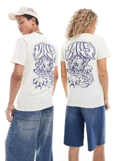 Vans Prowler Back Print T-shirt In Off White For Unisex Marshmallow -Kidivita Store 206077665 4