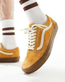 Vans Old Skool Trainers In Brown Suede For Men -Kidivita Store 206119848 4
