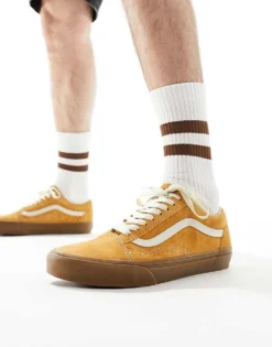 Vans Old Skool Trainers In Brown Suede For Men -Kidivita Store 206119848 5