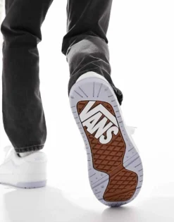 Vans Hylane Chunky Trainers In White And Light Blue For Men Baby Blue -Kidivita Store 206120423 3