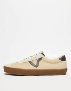 Vans Sport Low Gum Sole Trainers In Light Tan For Unisex