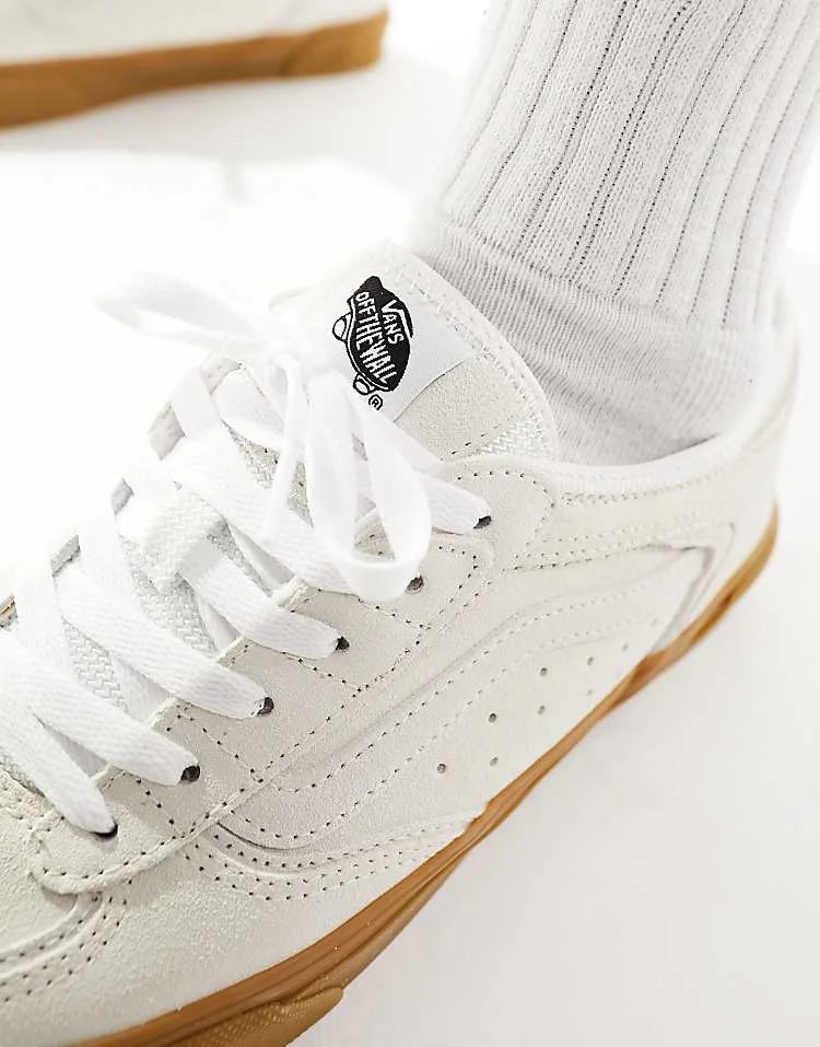 Vans Rowley Classic Gum Sole Trainers In Off White For Men Marshmallow/white 4 Vans Rowley Classic Gum Sole Trainers In Off White For Men Marshmallow/white - Image 4