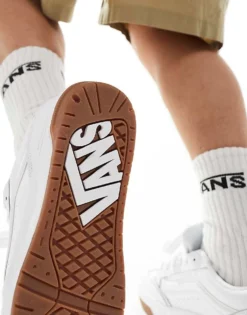 Vans Hylane Chunky Trainers In White With Gum Sole For Men -Kidivita Store 206120984 4